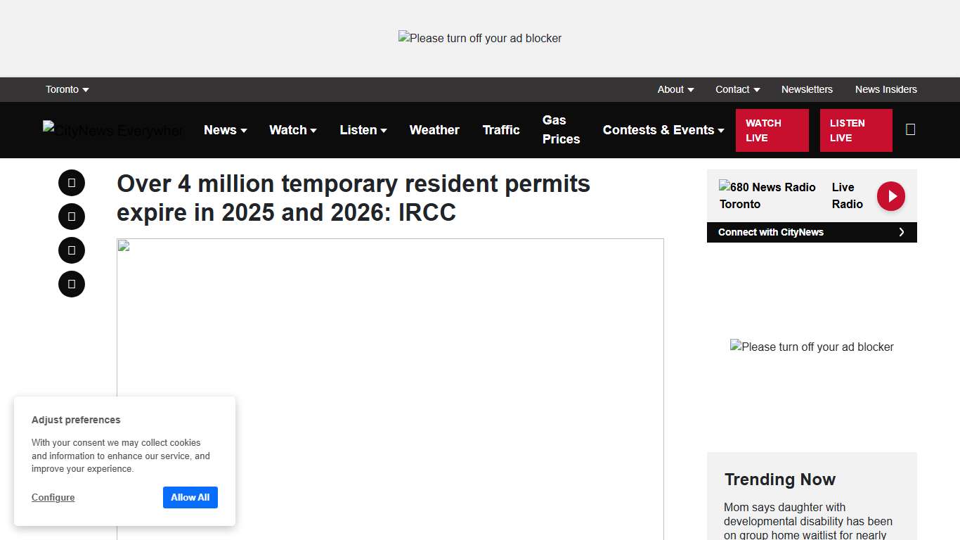 Over 4 million temporary resident permits expire in 2025 and 2026: IRCC